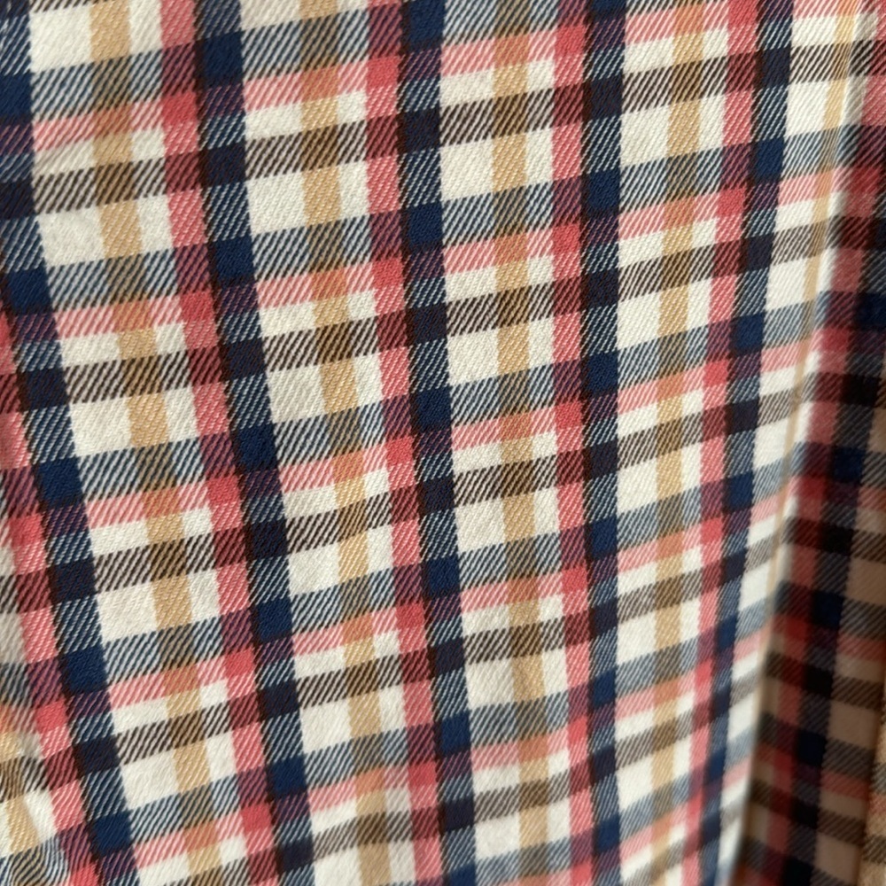 Madewell Flannel Button-Up Plaid Shirt Size Medium - Picture 2 of 9